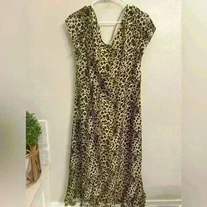 Stephanie Andrew's 14P tan animal print dress